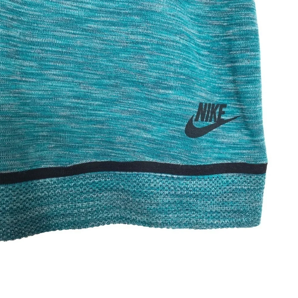 NIKE Tech Flyknit Perforated Short Sleeve Shirt Top S